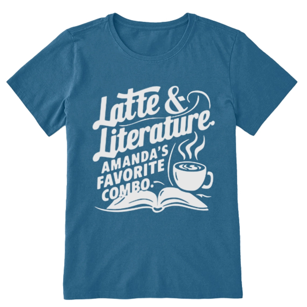 Pagewings Latte & Literature Amanda's Favorite Combo Unisex Classic T-shirt