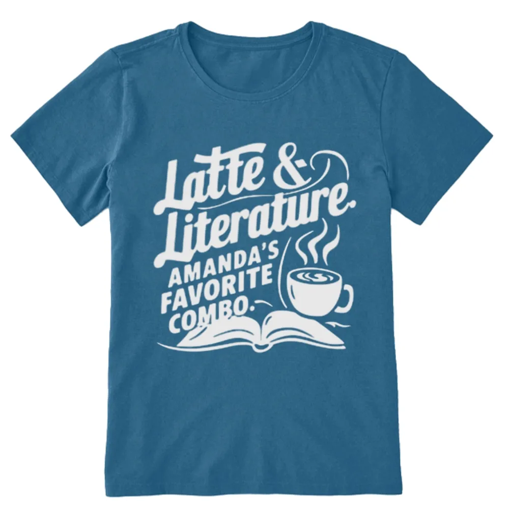 Pagewings Latte & Literature Amanda's Favorite Combo Unisex Classic T-shirt
