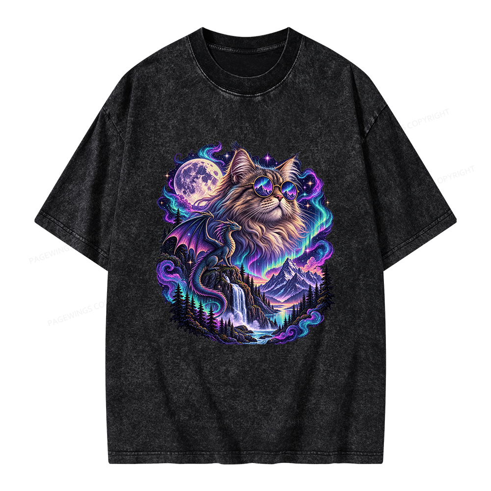 Pagewings Sci Fi Bookish Unisex Washed T-shirt