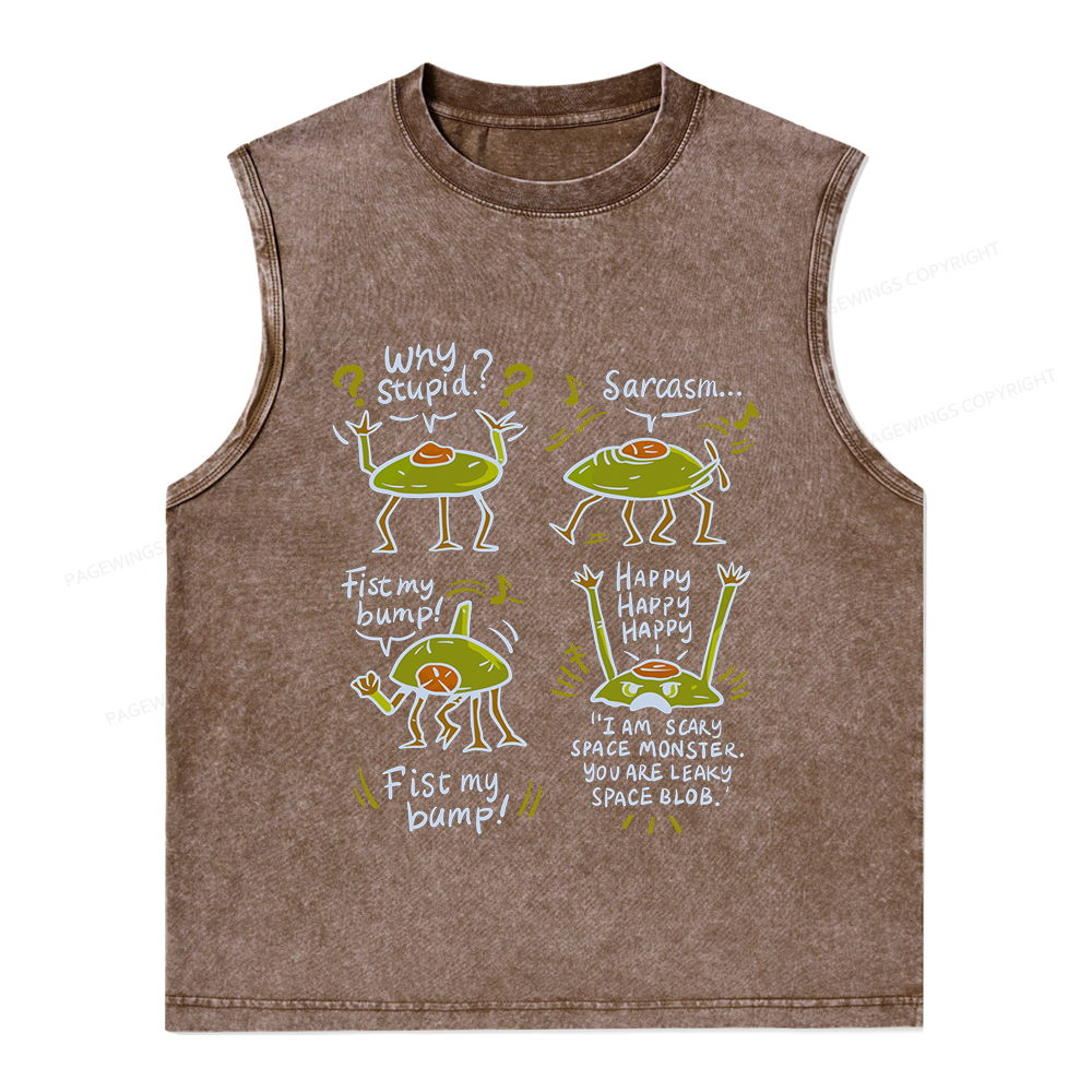 Pagewings Rocky Amaze Book Lover Unisex Washed Tank Top