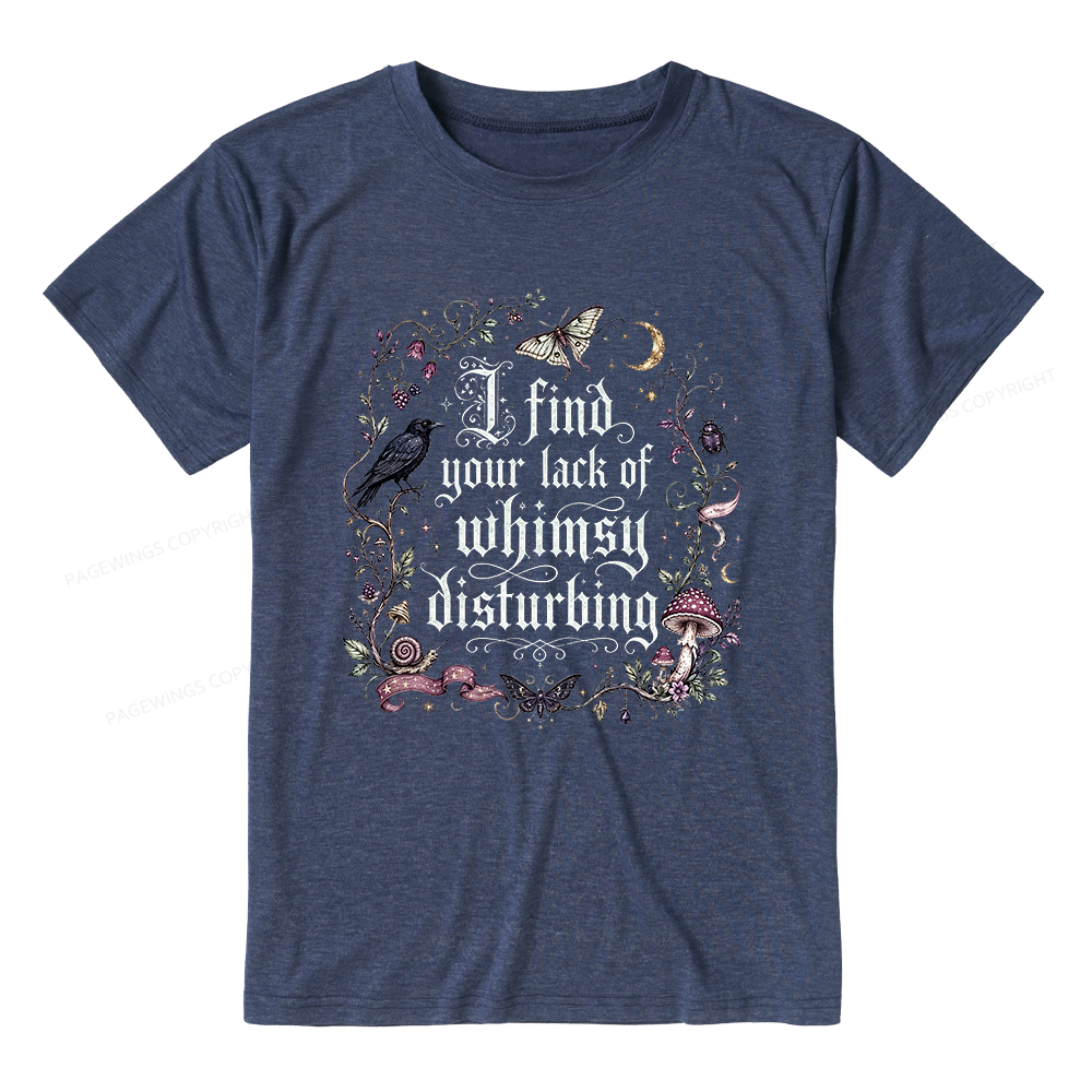 Pagewings Lack of Whimsy Unisex Heather T-Shirt