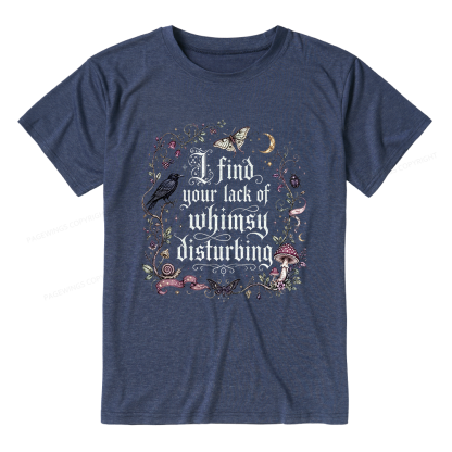 Pagewings Lack of Whimsy Unisex Heather T-Shirt