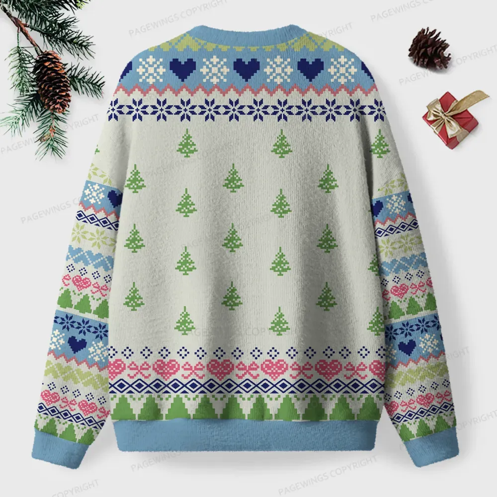 Pagewings Late Night Reader Club Unisex Ugly Knit Sweatshirt
