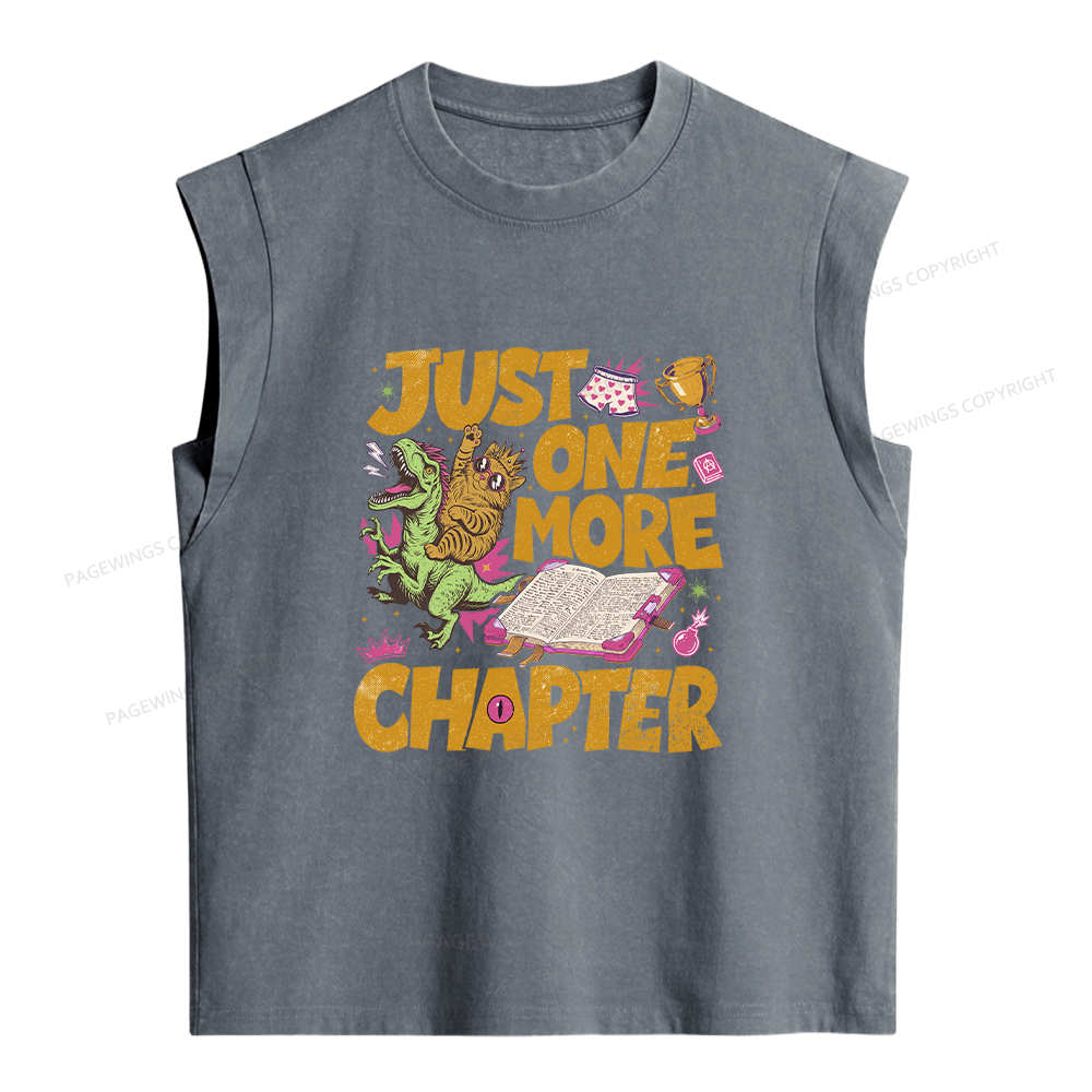 Pagewings One More Chapter Women's Washed Tank Top