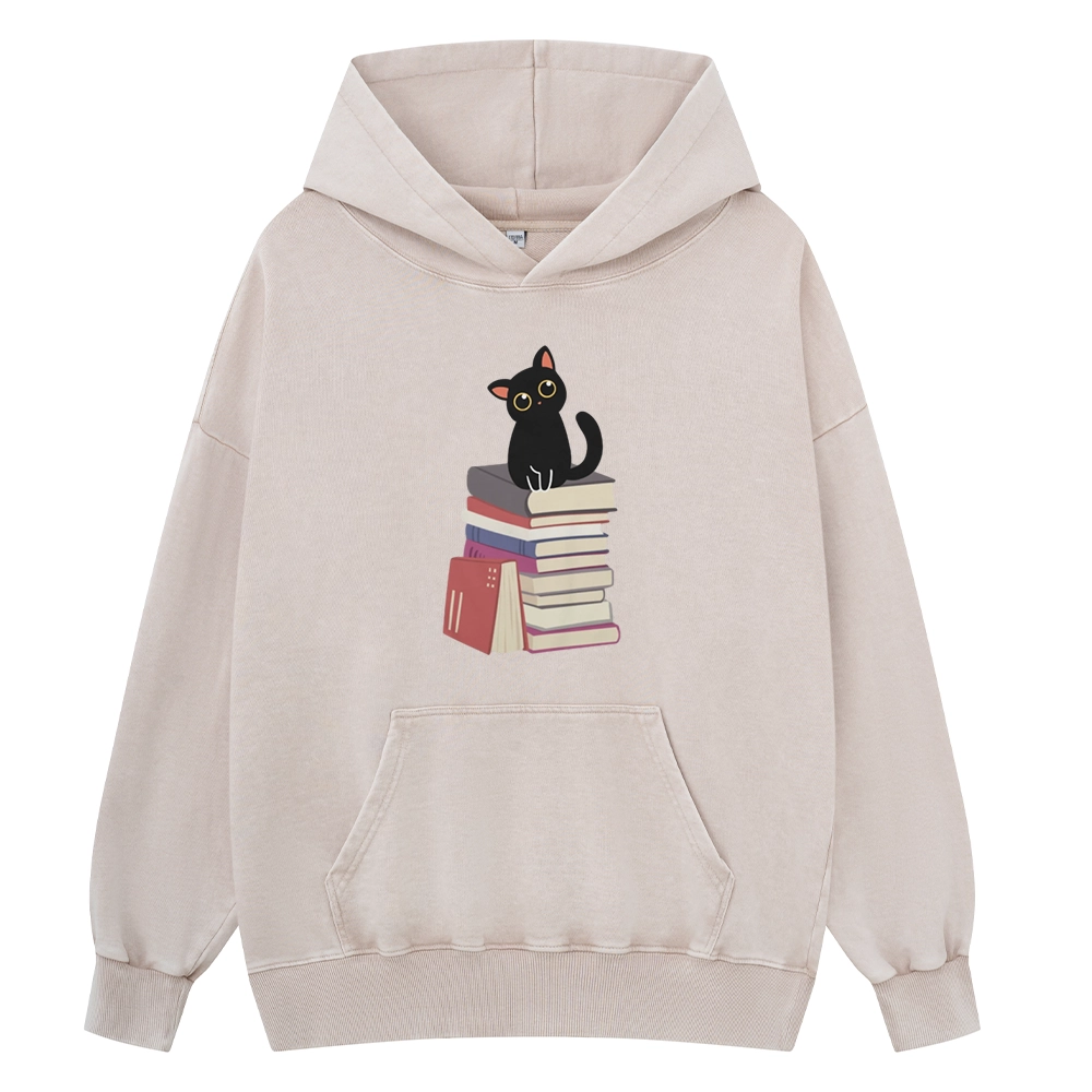 Pagewings It's A Good Day To Read Books Unisex Washed Hoodie