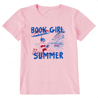 Pagewings Book Girl Summer Unisex Classic T-shirt