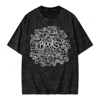 Pagewings Book Lover Unisex Washed T-shirt