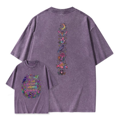 Pagewings I Find Your Lack Of Whimsy Unisex Washed T-shirt