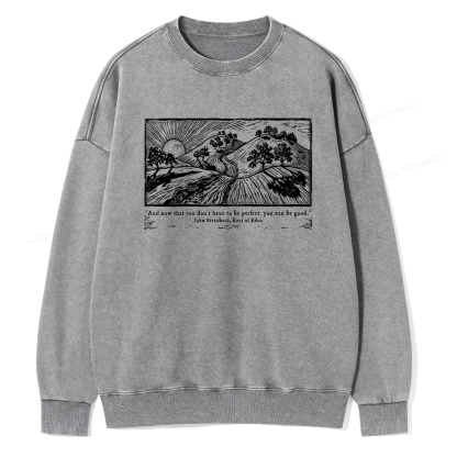 Pagewings Vintage Galley Unisex Washed Sweatshirt