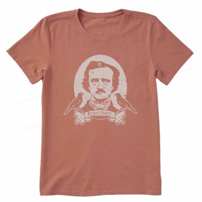 Pagewings Literary Vintage Stephen Allen King HP Lovecraft Book Unisex Classic T-shirt