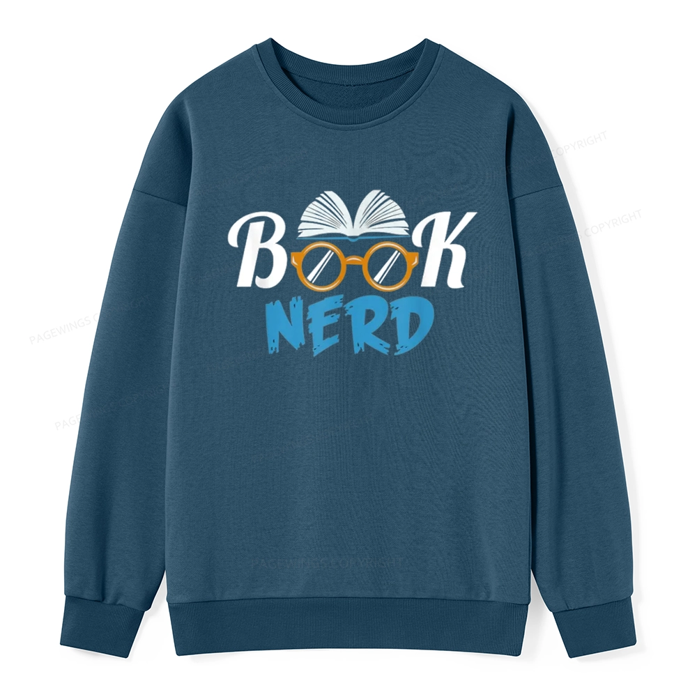 Pagewings Book Nerd Unisex Classic Sweatshirt