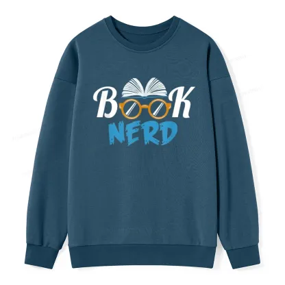 Pagewings Book Nerd Unisex Classic Sweatshirt