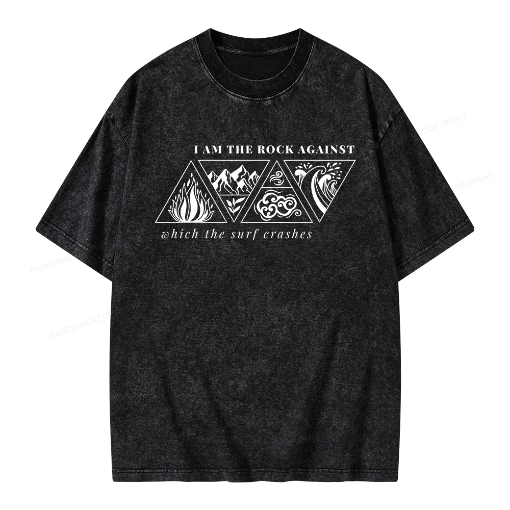Pagewings Fantasy Bookish Unisex Washed T-shirt