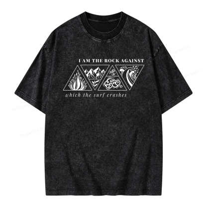 Pagewings Fantasy Bookish Unisex Washed T-shirt