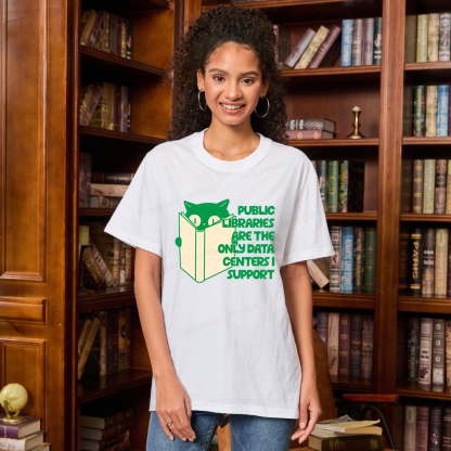 Pagewings Public Libraries are the Only Data Centers Unisex Classic T-shirt
