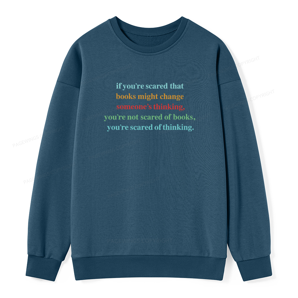 Pagewings Censorship Social Justice Shirt Booktrovert Unisex Classic Sweatshirt