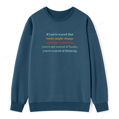Pagewings Censorship Social Justice Shirt Booktrovert Unisex Classic Sweatshirt