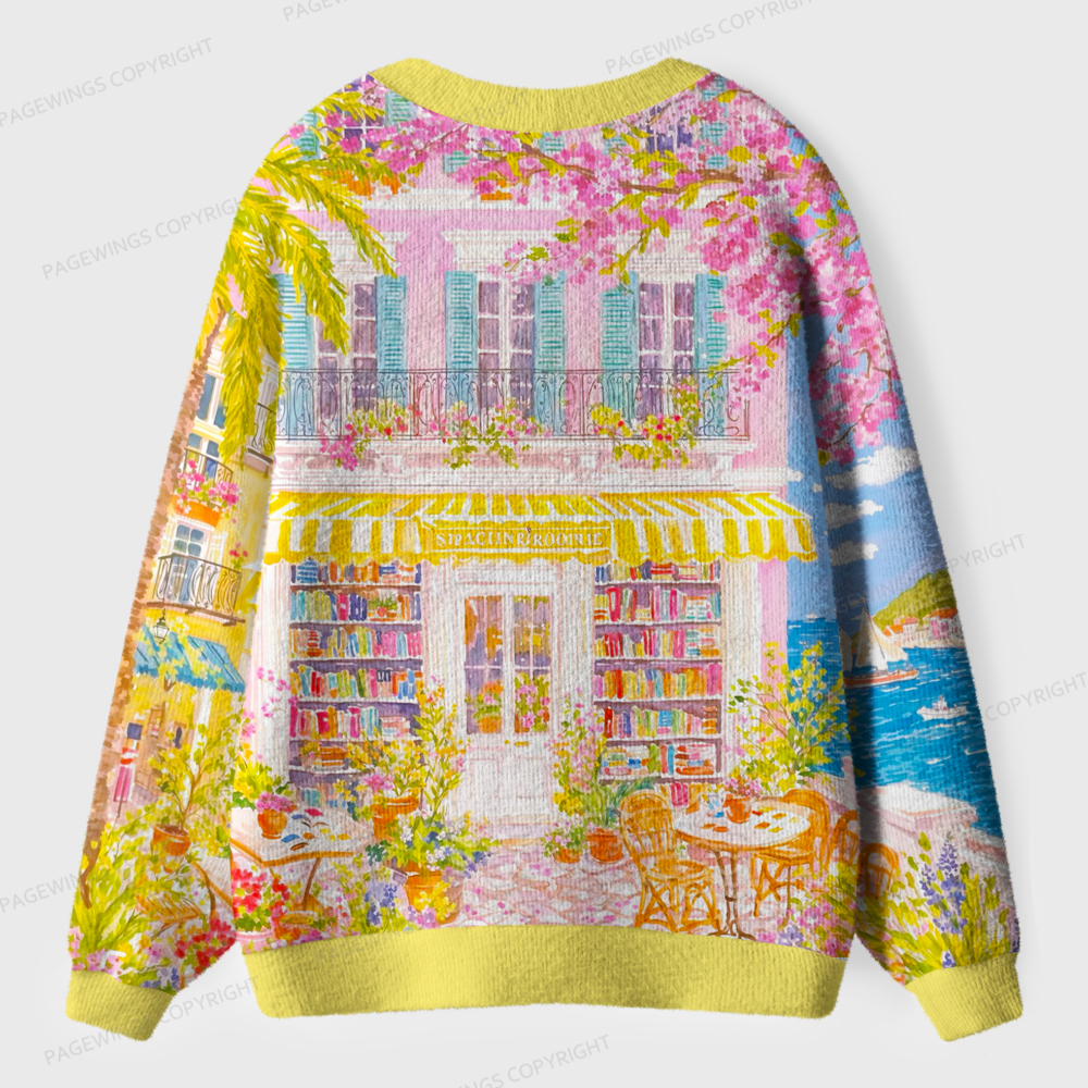 Pagewings Bookshop Unisex Ugly Cardigan Sweaters