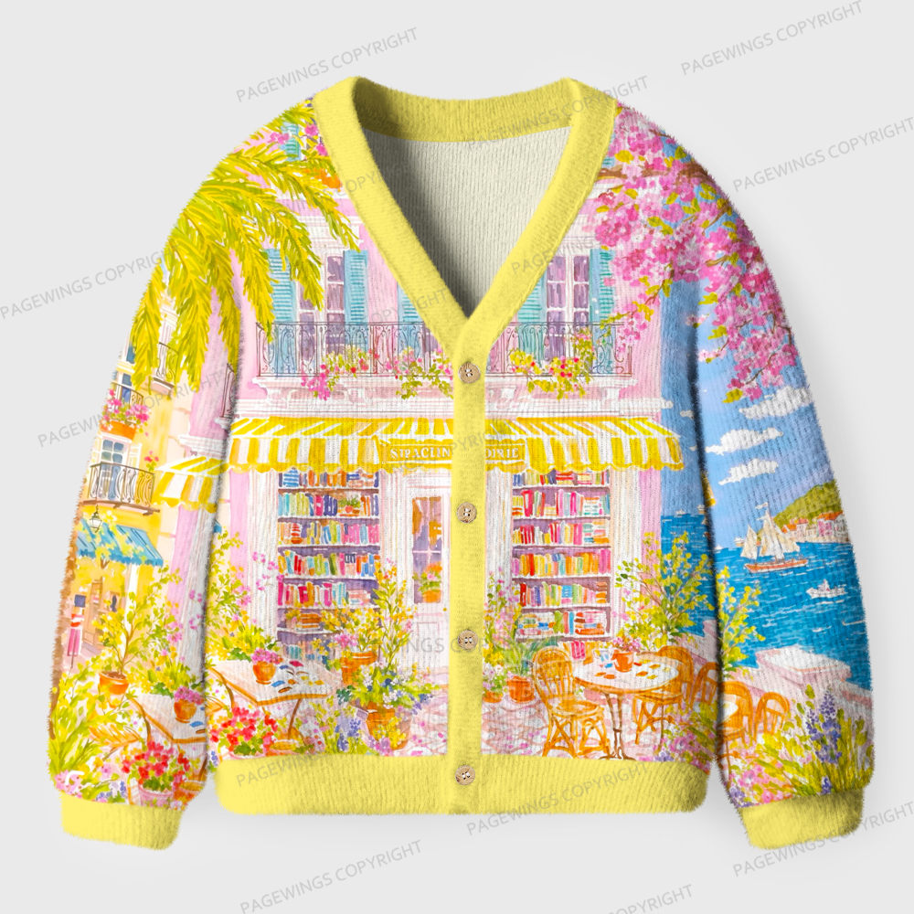 Pagewings Bookshop Unisex Ugly Cardigan Sweaters