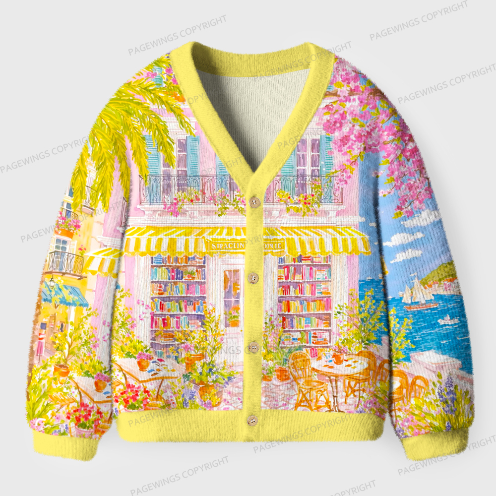 Pagewings Bookshop Unisex Ugly Cardigan Sweaters