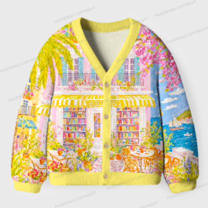 Pagewings Bookshop Unisex Ugly Cardigan Sweaters