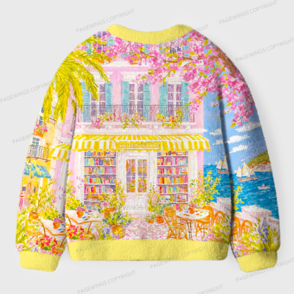 Pagewings Bookshop Unisex Ugly Cardigan Sweaters