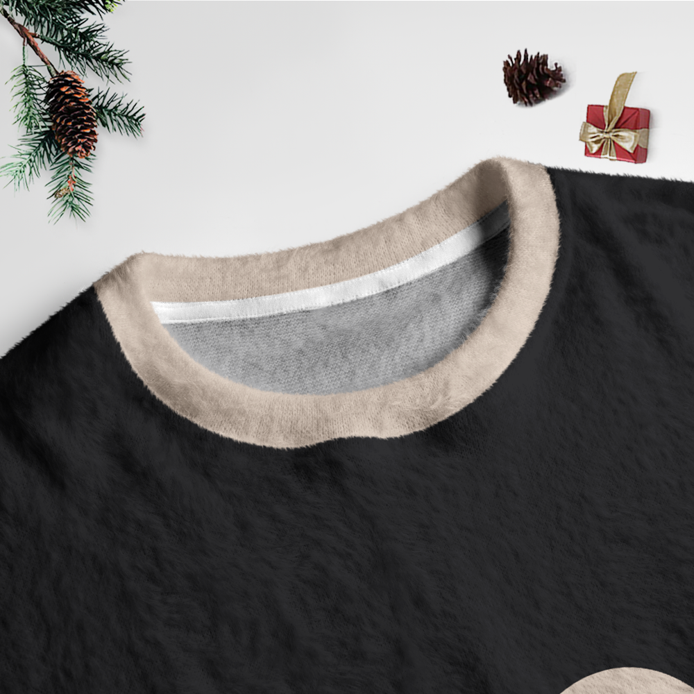 Pagewings Halloween Bookish Unisex Ugly Light Knit Sweatshirt