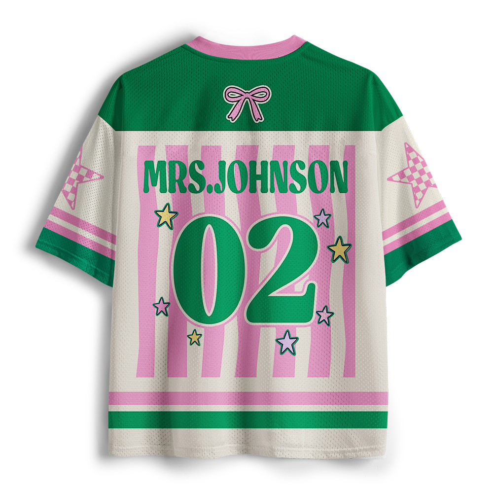 Pagewings Personalized Kindergarten Unisex Mesh Jersey