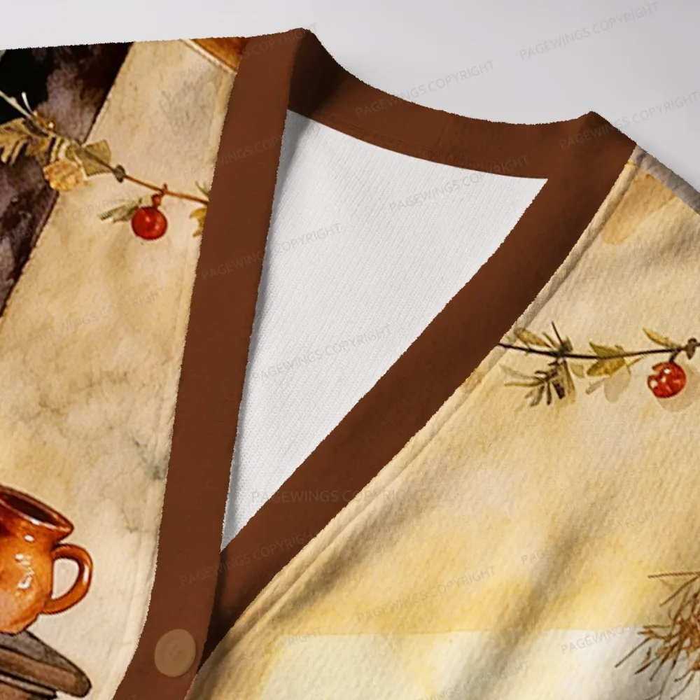 Pagewings Hedgehog Book Club Unisex Ugly Cardigan Sweaters