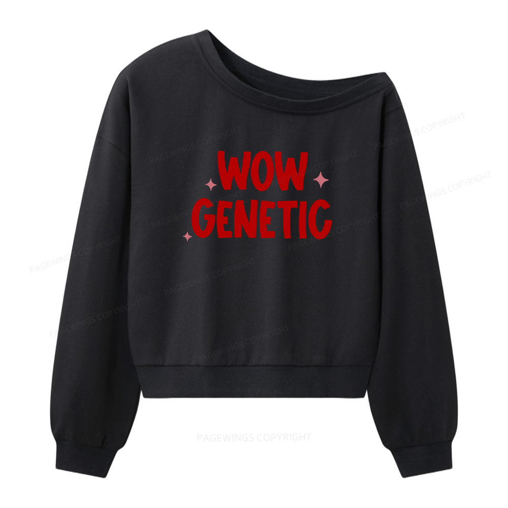 Pagewings Coming To The Cottage Women Off Shoulder Sweatshirt