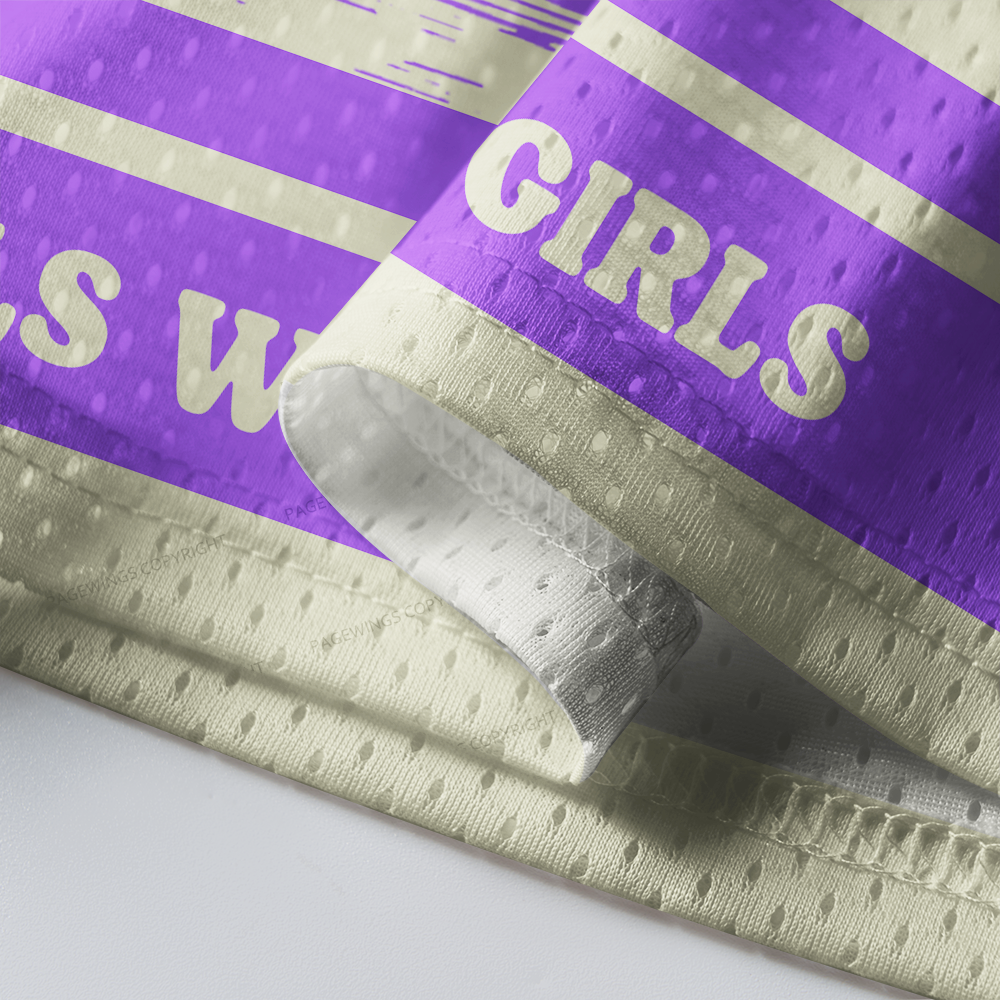 Pagewings Girls Will Be Girls Unisex Mesh Jersey