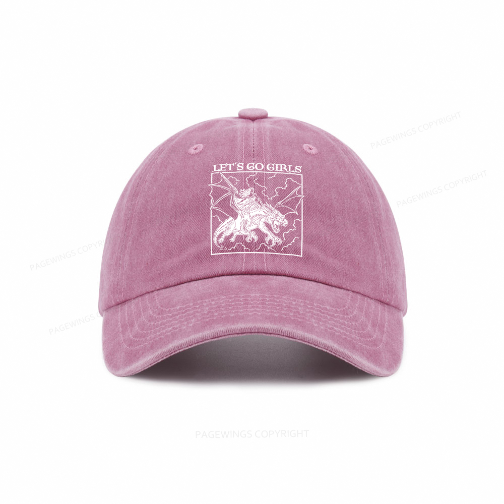Pagewing Let's Go Girls Washed Cap