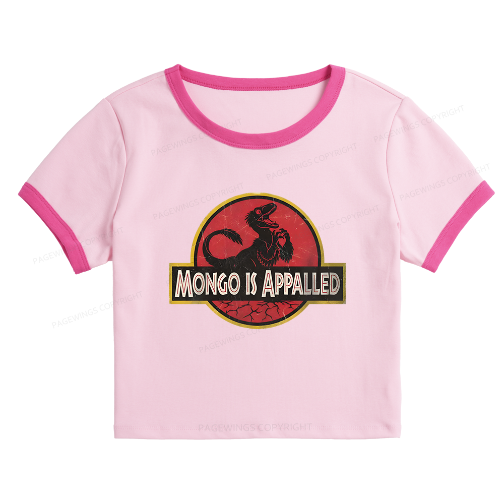 Pagewings Sci-Fi Book Lover Baby Tee Cropped Ringer T-Shirt