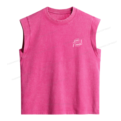 Pagewings Room Numbers Women's Washed Tank Top