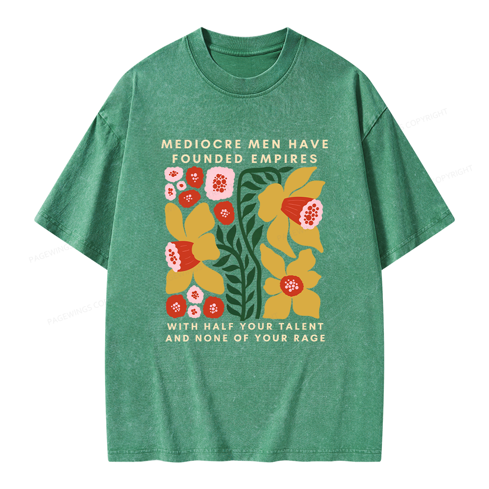 Pagewings With Half Your Talent Unisex Washed T-shirt