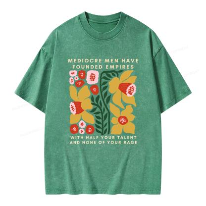 Pagewings With Half Your Talent Unisex Washed T-shirt