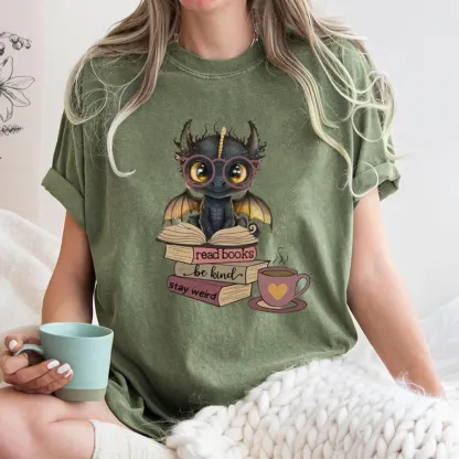 Pagewings Fourth Wing Dargon Unisex Washed T-shirt