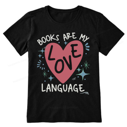 Pagewing Books Are My Love Language Unisex Classic T-shirt