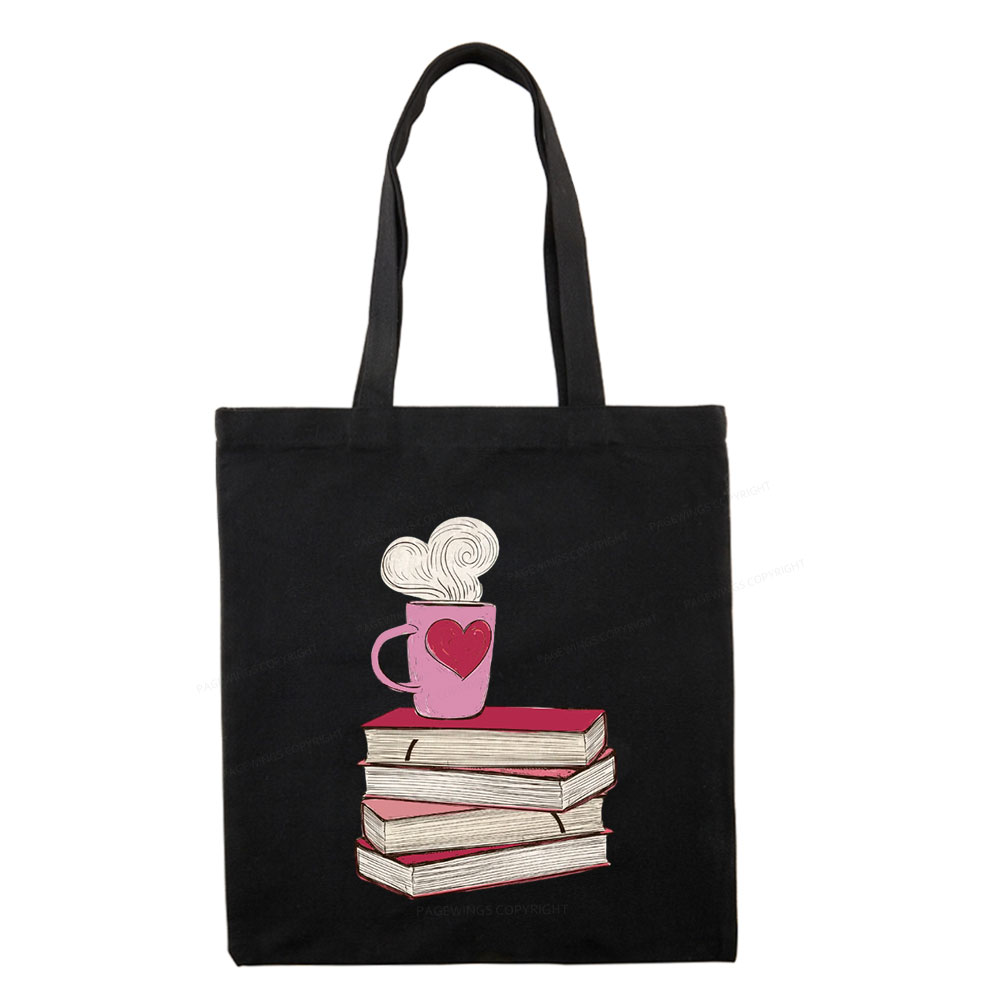 Pagewing Valentine's Day Gift for the Book Lover Tote Bag