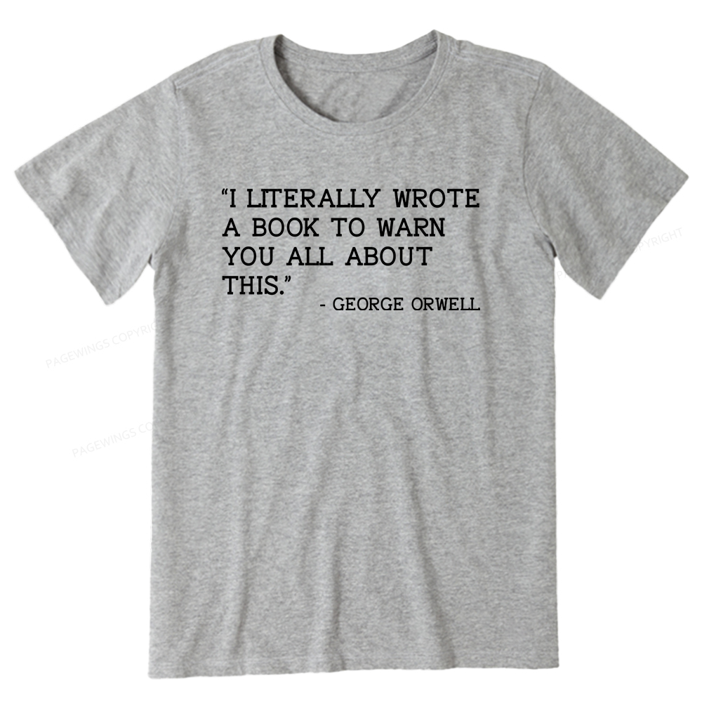 Pagewings I Literally Wrote A Book To Warn Unisex Classic T-shirt