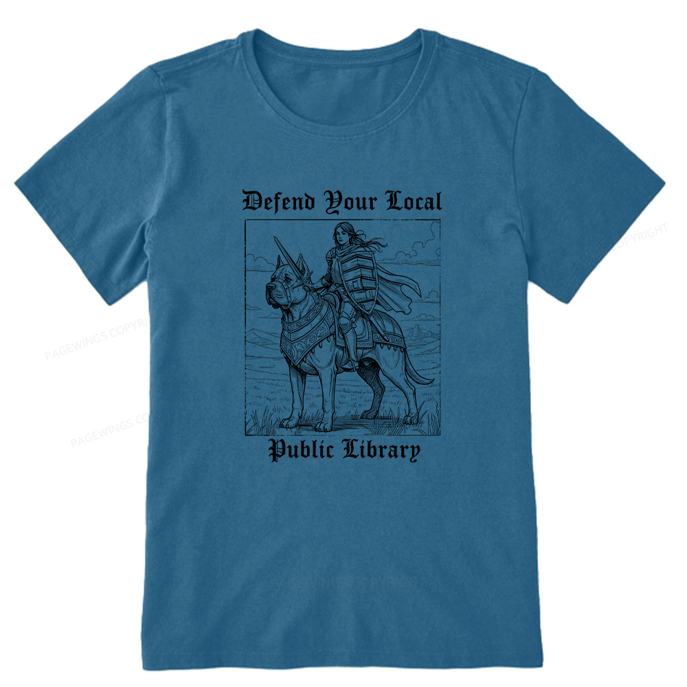 Pagewings Defend Your Local Public Library Unisex Classic T-shirt