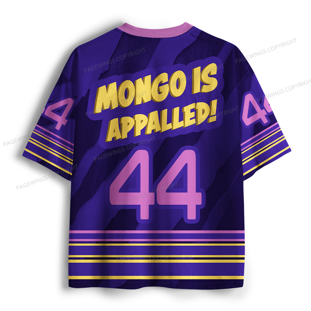 Pagewings Mongo Is Appalled! Unisex Mesh Jersey