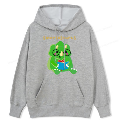 Pagewing Smart Dinosaur Is Reading Seriously Unisex Classic Hoodie