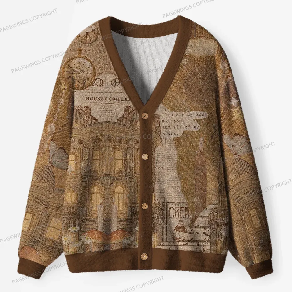 Pagewings House Complete Unisex Ugly Cardigan Sweaters