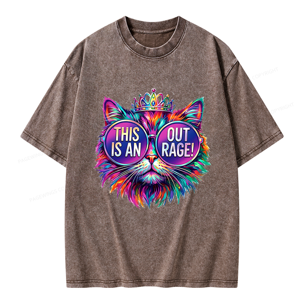 Pagewings Sci-Fi Book Lover Unisex Washed T-shirt