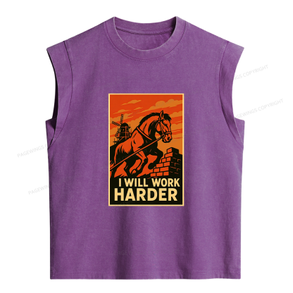 Pagewings Dystopia Quote Women's Washed Tank Top