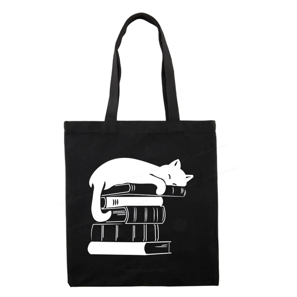 Pagewings Books And Cats Tote Bag