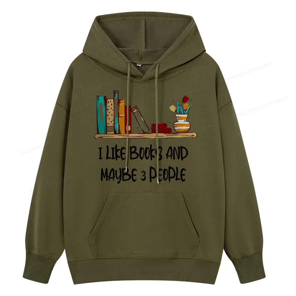 Pagewings  I Like Books World Unisex Classic Hoodie