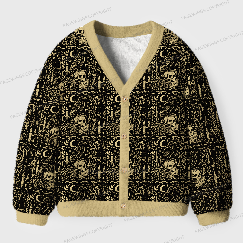 Pagewings Read Banned Books Unisex Cardigan Sweaters
