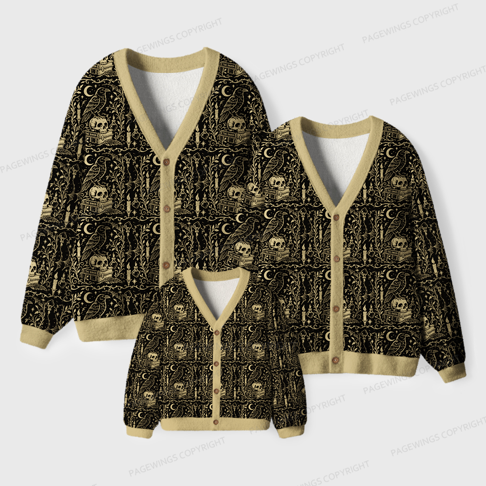 Pagewings Read Banned Books Unisex Cardigan Sweaters